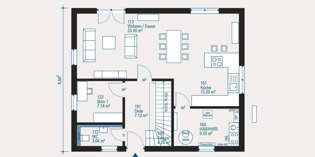 Einfamilienhaus Lichtenstein/Sachsen Lichtenstein - 5 Zimmer, 151 m&sup2;, 259.659&euro; | Angebot:25710388