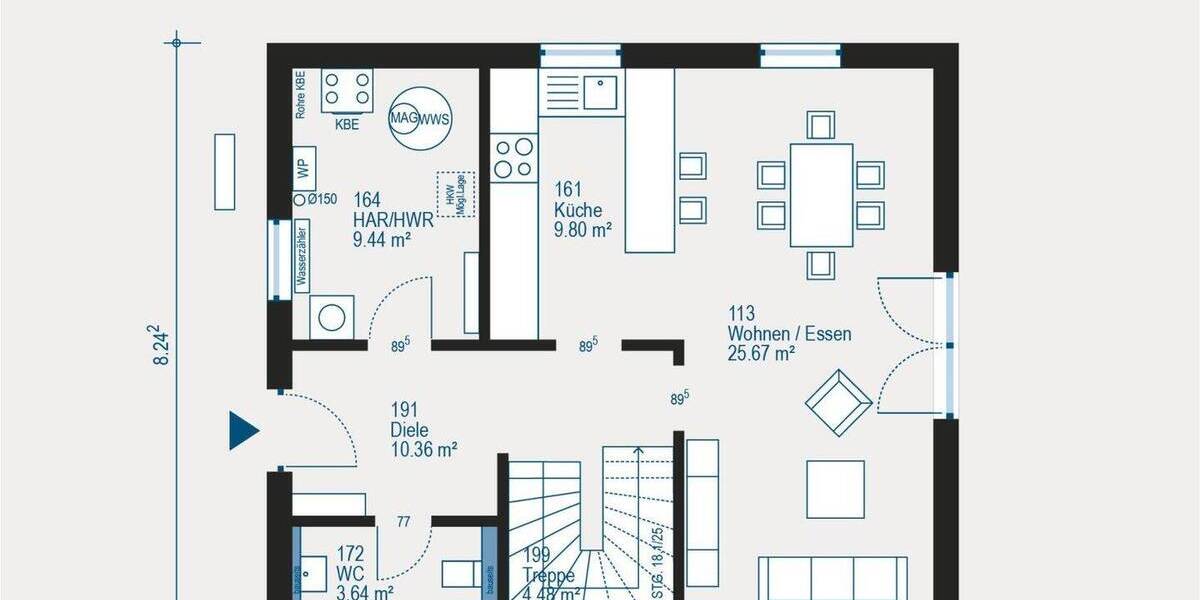 Einfamilienhaus Hartmannsdorf - 3 Zimmer, 124 m&sup2;, 234.879&euro; | Angebot:26685441