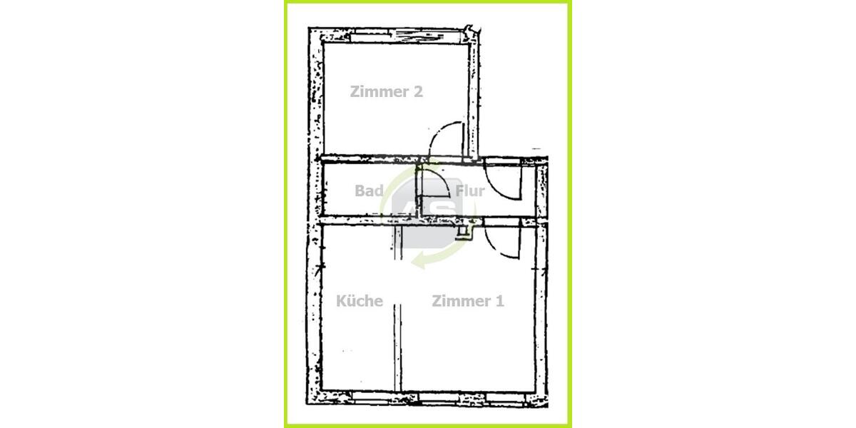 Etagenwohnung Werdau - 2 Zimmer, 48 m&sup2;, 315&euro; | Angebot:23818618