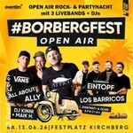 Borbergfest Open Air 2026 - Die Open Air Rock- & Partynacht