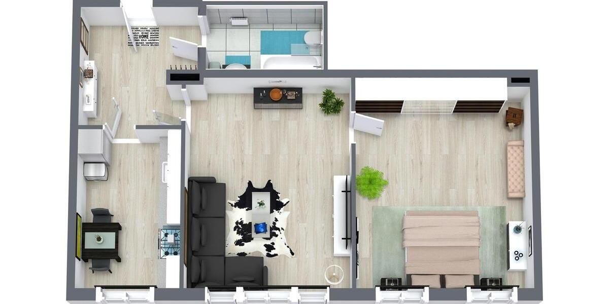 Etagenwohnung Meerane - 2 Zimmer, 58 m&sup2;, 320&euro; | Angebot:25968321