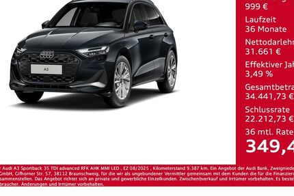 Audi A3 9.387 km 32.660 &euro; Bernsdorf 09337