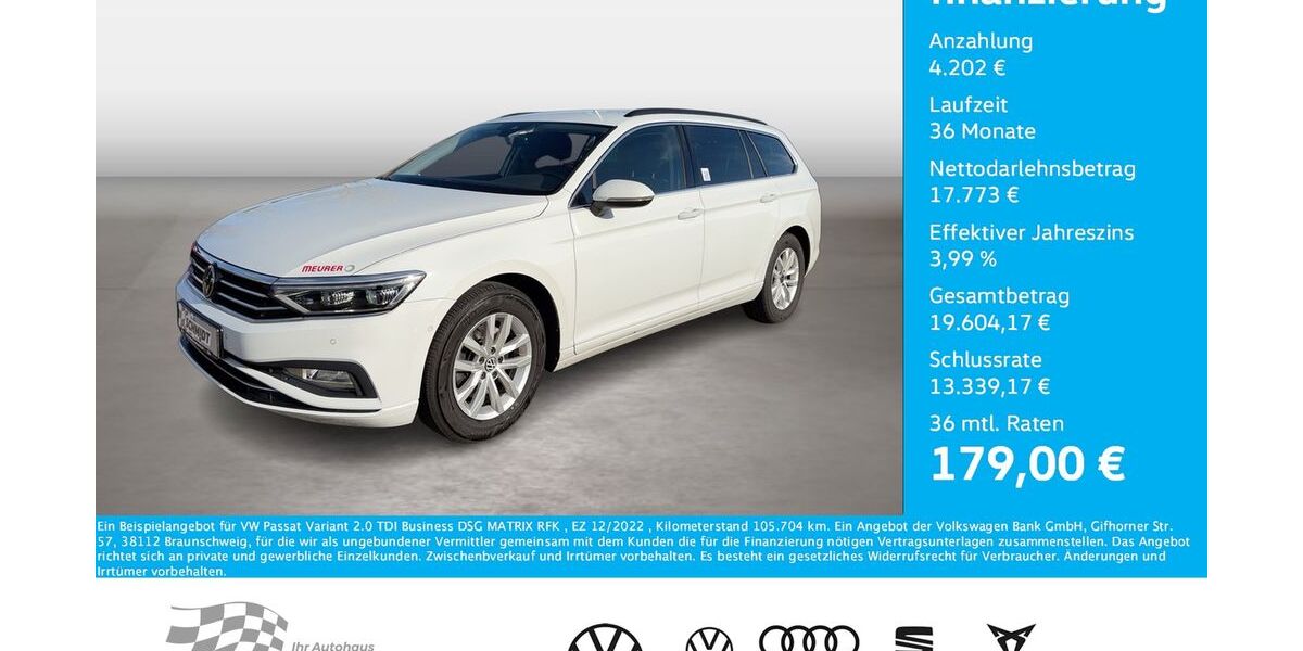 VW Passat Variant 105.704 km 20.975 &euro; Bernsdorf 09337