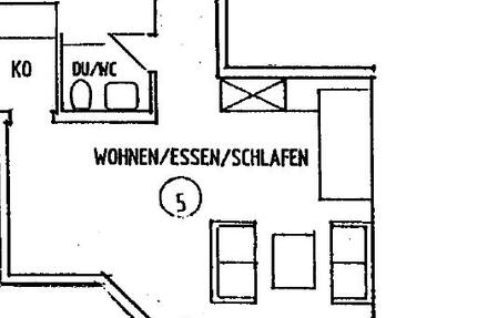 Wohnung Neukirchen/Pleiße Pleiße - 1 Zimmer, 34 m&sup2;, 170&euro; | Angebot:21189564