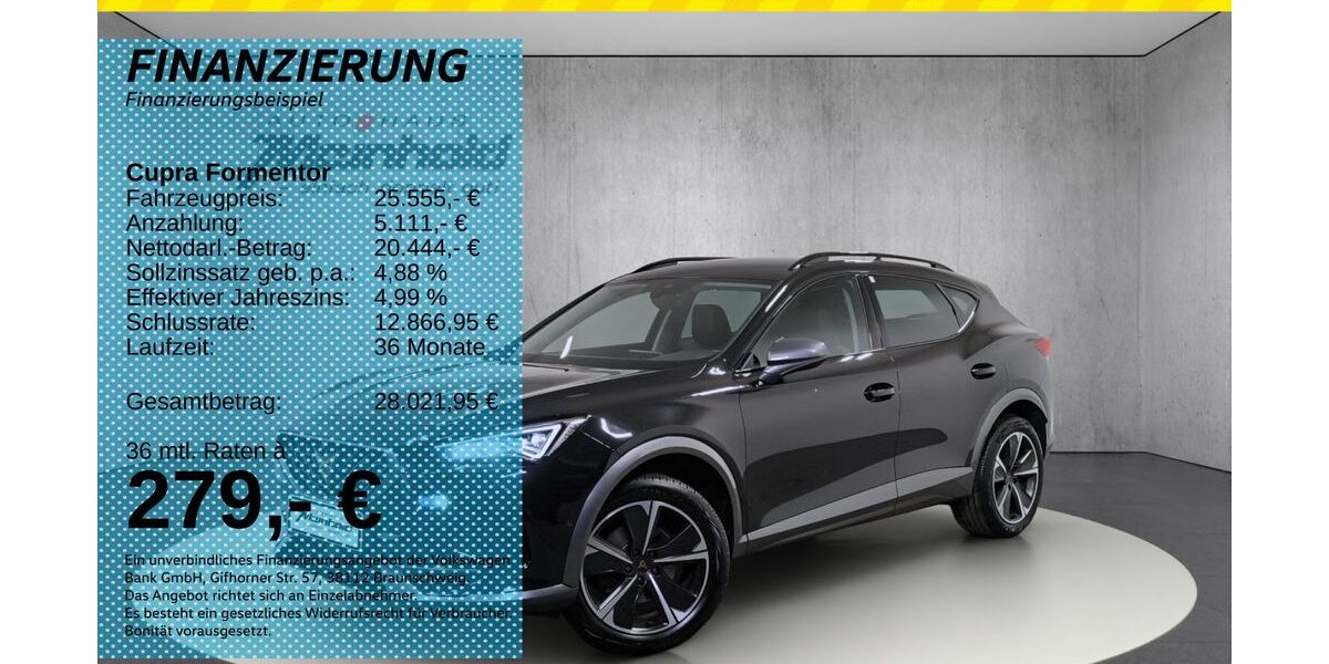Cupra Formentor 22.450 km 25.555 &euro; Auerbach/Rebesgrün 08209