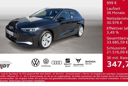 Audi A3 2.796 km 31.975 &euro; Bernsdorf 09337