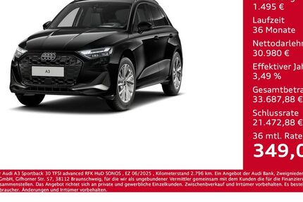 Audi A3 2.796 km 32.475 &euro; Bernsdorf 09337