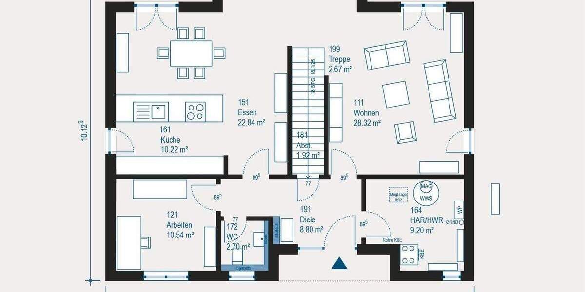 Einfamilienhaus Zwickau Eckersbach - 5 Zimmer, 186 m&sup2;, 351.199&euro; | Angebot:25777313