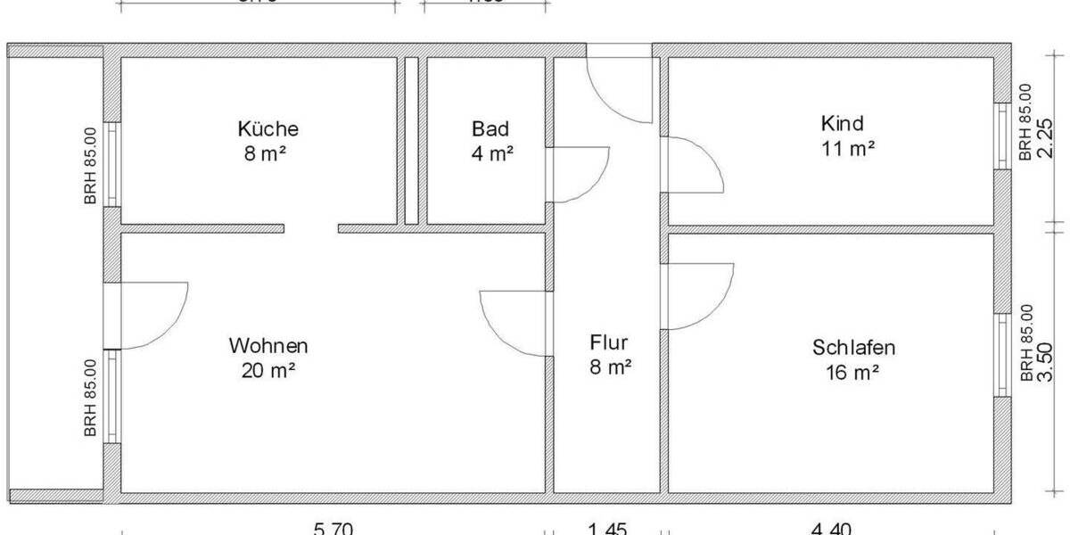 Etagenwohnung Zwickau Innenstadt - 3 Zimmer, 70 m&sup2;, 490&euro; | Angebot:25819042