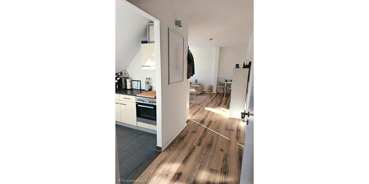 Dachgeschoßwohnung Limbach-Oberfrohna Oberfrohna - 1 Zimmer, 38 m&sup2;, 247&euro; | Angebot:25304226