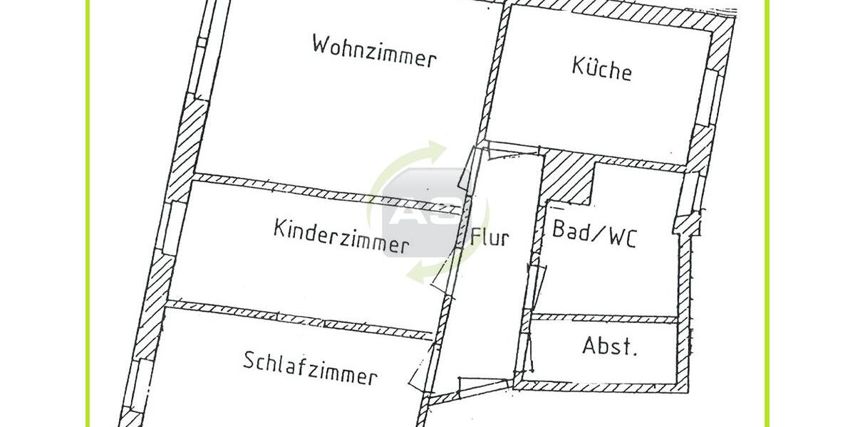 Etagenwohnung Zwickau Zwickau-West - 3 Zimmer, 79 m&sup2;, 395&euro; | Angebot:24571767