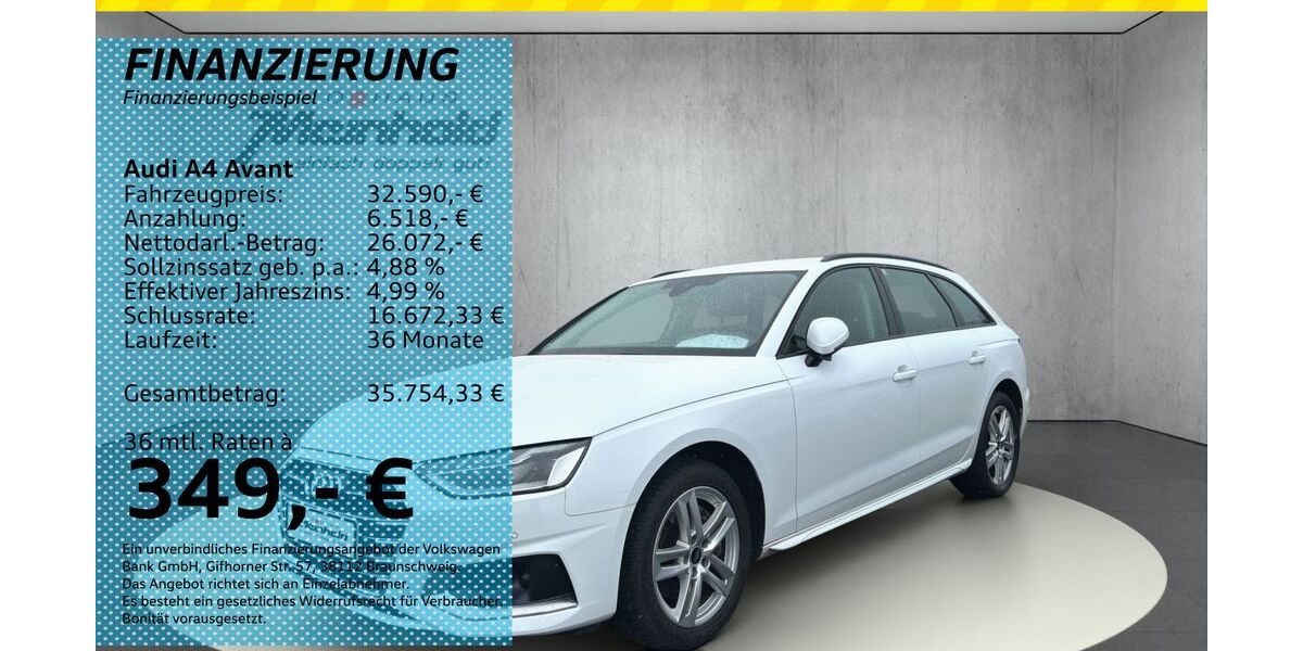 Audi A4 40.050 km 32.590 &euro; Auerbach/Rebesgrün 08209