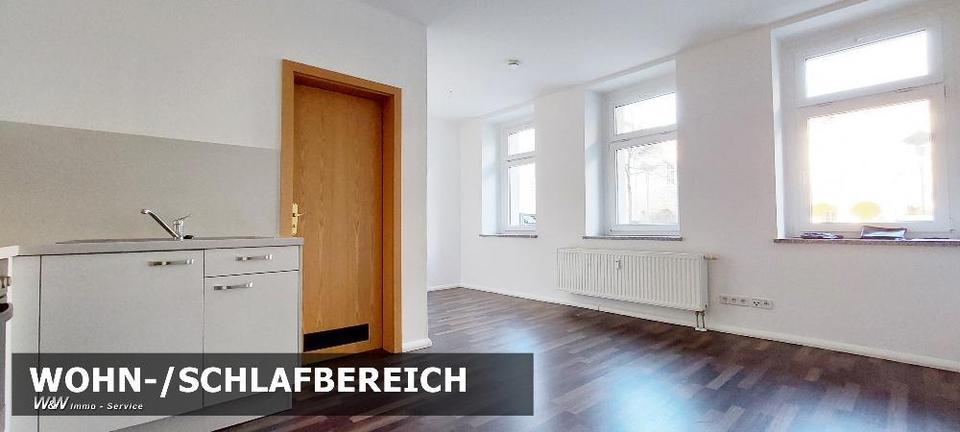Erdgeschoßwohnung Zwickau - 1 Zimmer, 26 m&sup2;, 210&euro; | Angebot:24393523