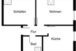Etagenwohnung Falkenstein/Vogtland Vogtland - 2 Zimmer, 46 m&sup2;, 250&euro; | Angebot:24456640