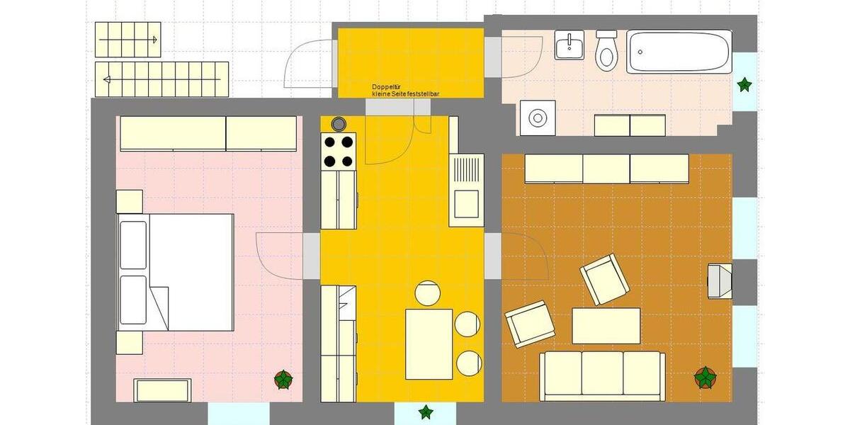 Etagenwohnung Gersdorf - 2 Zimmer, 57 m&sup2;, 300&euro; | Angebot:25349231