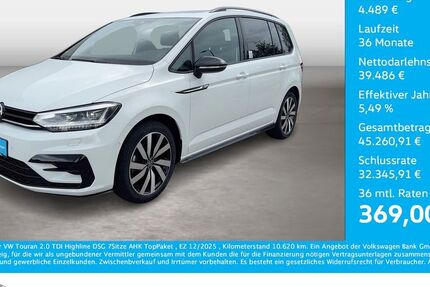VW Touran 10.620 km 43.975 &euro; Bernsdorf 09337