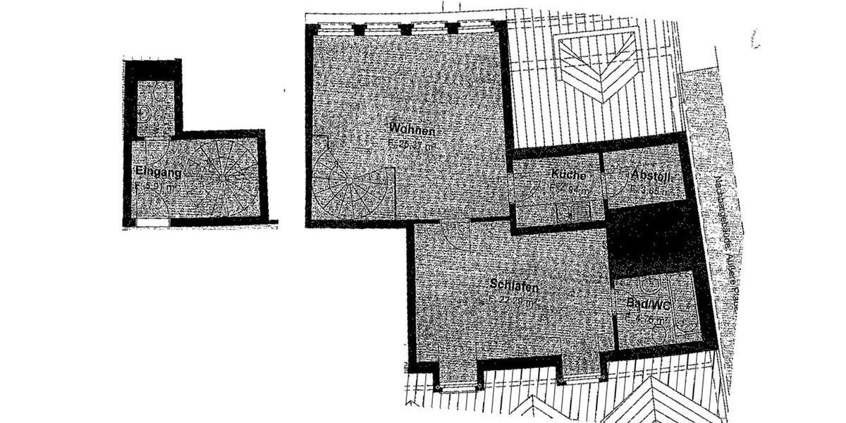 Dachgeschoßwohnung Zwickau - 2 Zimmer, 68 m&sup2;, 420&euro; | Angebot:22739653