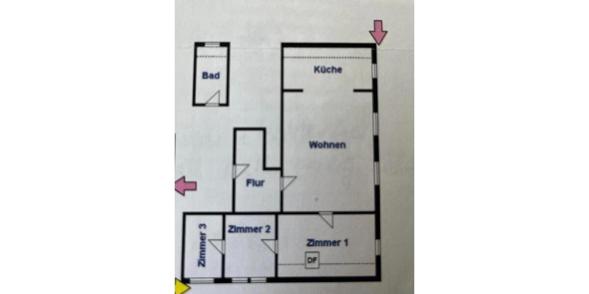 Etagenwohnung Oberlungwitz - 3 Zimmer, 68 m&sup2;, 240&euro; | Angebot:23502076