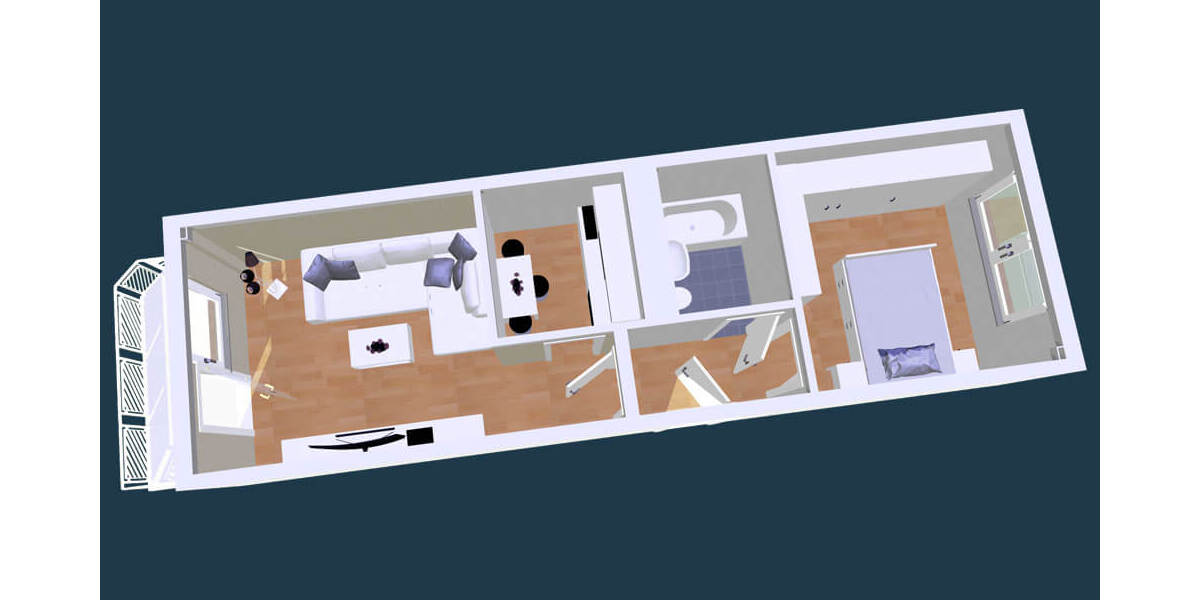 Etagenwohnung Zwickau Eckersbach - 2 Zimmer, 42 m&sup2;, 294&euro; | Angebot:25668566