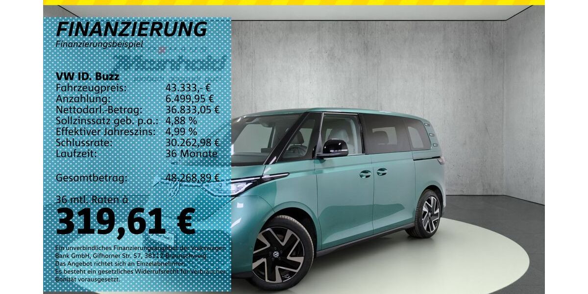 VW ID. Buzz 39.990 km 43.333 &euro; Auerbach/Rebesgrün 08209