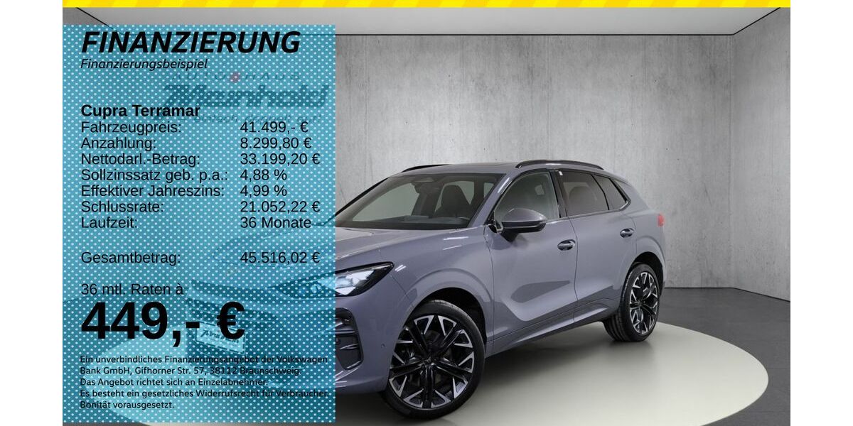 Cupra Terramar 10.200 km 41.499 &euro; Auerbach/Rebesgrün 08209