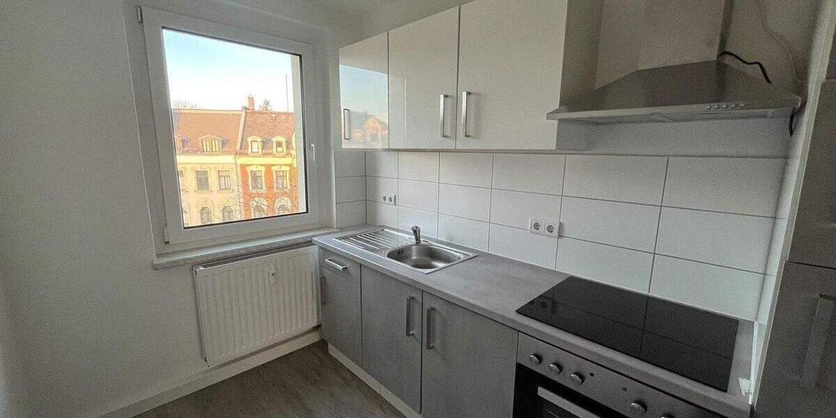 Etagenwohnung Zwickau Marienthal - 3 Zimmer, 59 m&sup2;, 370&euro; | Angebot:25778680