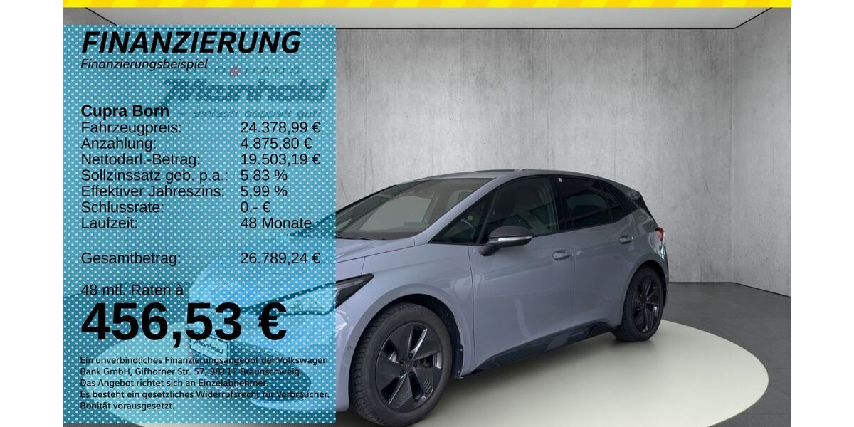 Cupra Born 35.990 km 24.409 &euro; Auerbach/Rebesgrün 08209