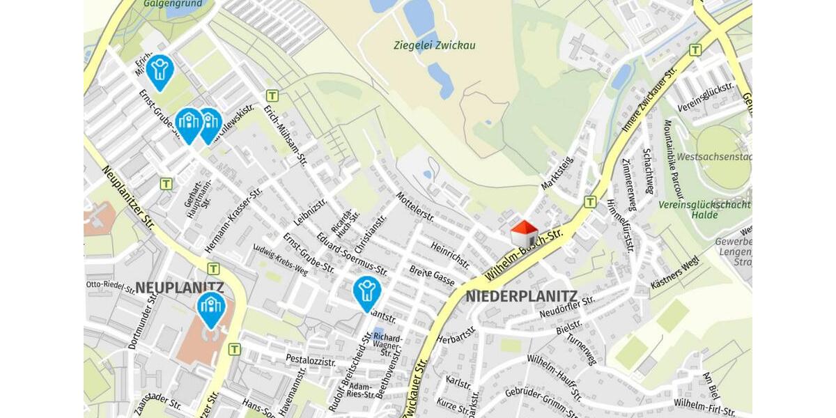 Etagenwohnung Zwickau Neuplanitz - 3 Zimmer, 81 m&sup2;, 540&euro; | Angebot:25414645