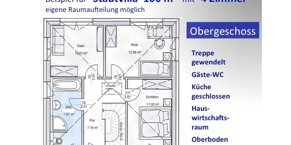 Einfamilienhaus Reinsdorf - 4 Zimmer, 100 m&sup2;, 1.220&euro; | Angebot:24587811