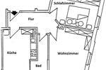 Etagenwohnung Zwickau Auerbach - 2 Zimmer, 58 m&sup2;, 330&euro; | Angebot:26637272