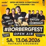 Borbergfest Open Air 2026 - Die Open Air Rock- & Partynacht