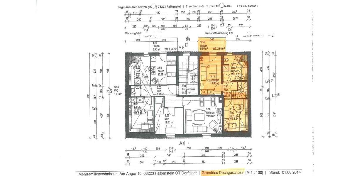 Etagenwohnung Falkenstein/Vogtland Vogtland - 3 Zimmer, 78 m&sup2;, 450&euro; | Angebot:25926313