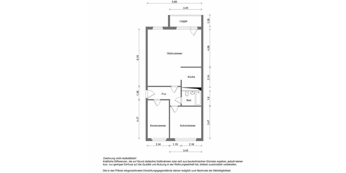 Etagenwohnung Zwickau Neuplanitz - 3 Zimmer, 70 m&sup2;, 455&euro; | Angebot:23990134