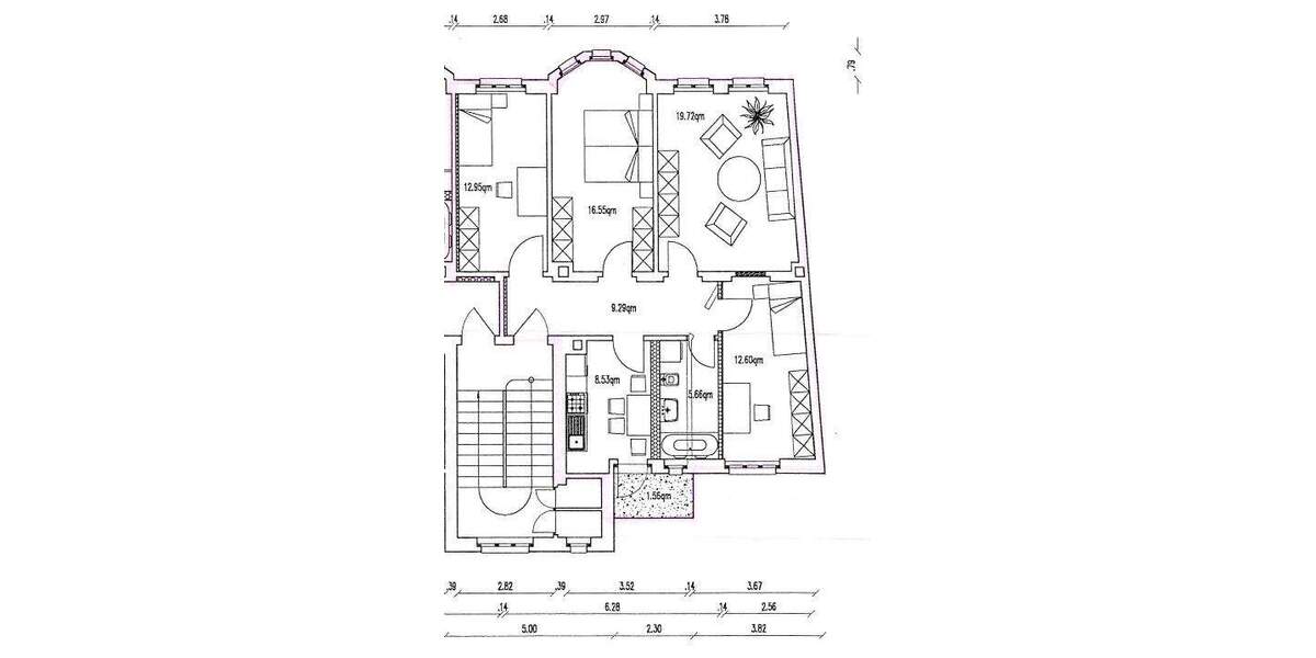 Etagenwohnung Zwickau Schedewitz - 4 Zimmer, 87 m&sup2;, 479&euro; | Angebot:25670160