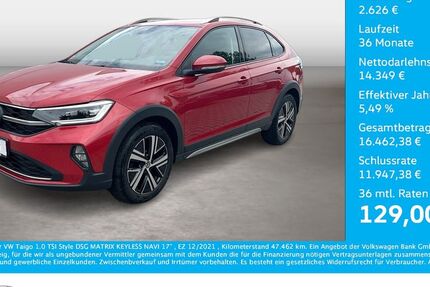 VW Taigo 47.462 km 16.975 &euro; Bernsdorf 09337