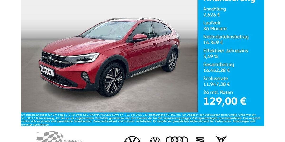 VW Taigo 47.462 km 16.975 &euro; Bernsdorf 09337