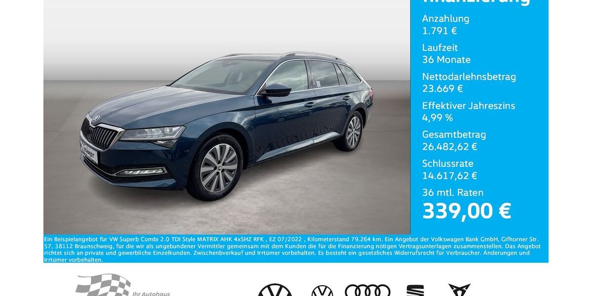 Skoda Superb 79.264 km 24.450 &euro; Bernsdorf 09337