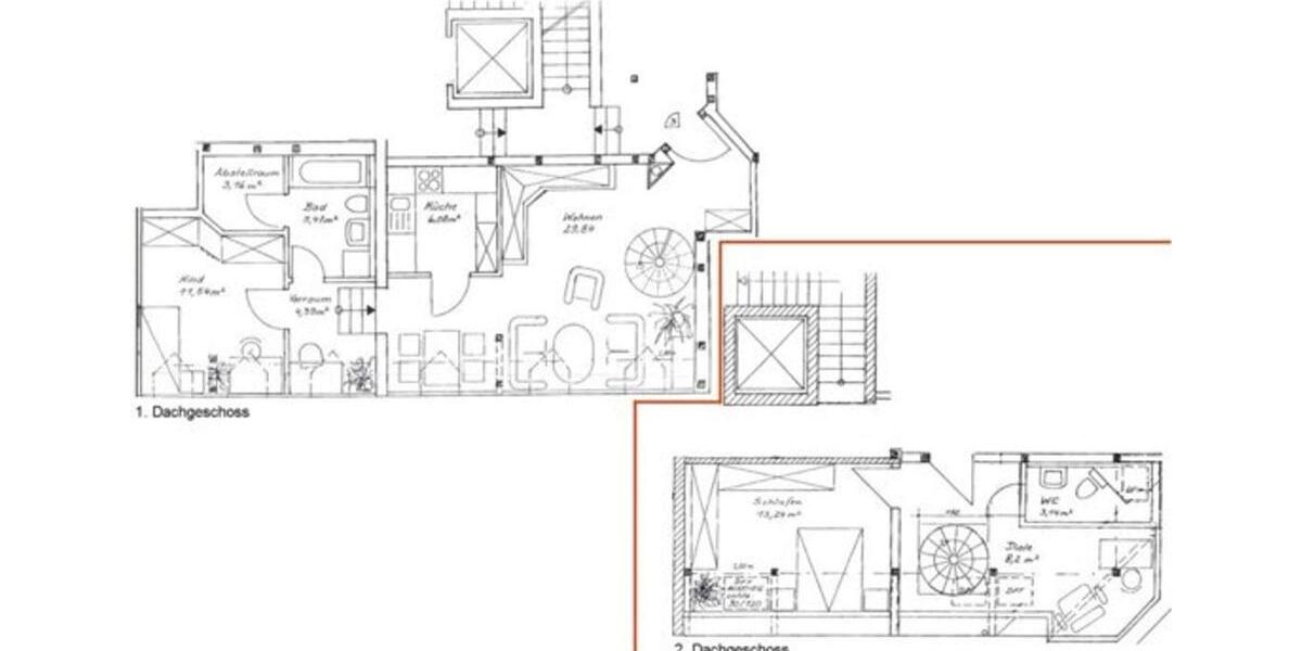 Dachgeschoßwohnung Zwickau - 3 Zimmer, 85 m&sup2;, 430&euro; | Angebot:19088361
