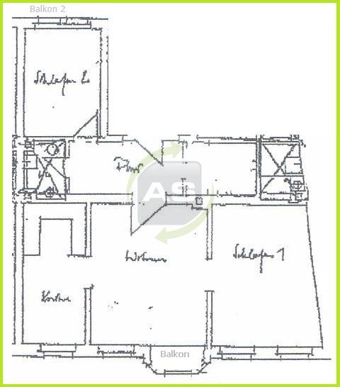Etagenwohnung Zwickau - 3 Zimmer, 98 m&sup2;, 570&euro; | Angebot:24380214
