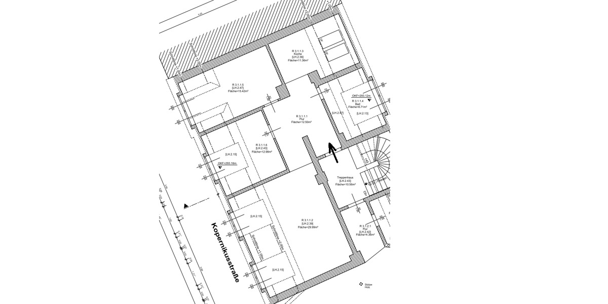 Etagenwohnung Zwickau Bahnhofsvorstadt - 3 Zimmer, 80 m&sup2;, 445&euro; | Angebot:25999010