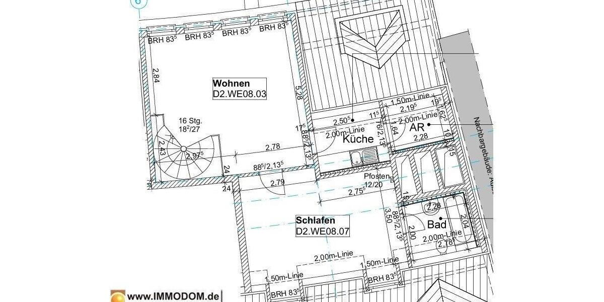 Maisonettenwohnung Zwickau - 2 Zimmer, 68 m&sup2;, 420&euro; | Angebot:23281350