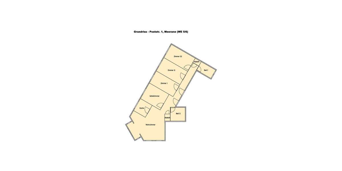 Etagenwohnung Meerane Crotenlaide - 5 Zimmer, 114 m&sup2;, 680&euro; | Angebot:26014582