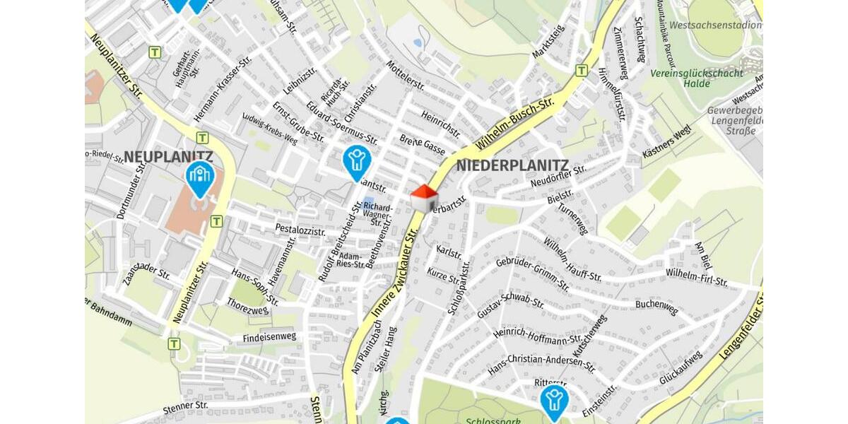 Etagenwohnung Zwickau Neuplanitz - 2.5 Zimmer, 75 m&sup2;, 335&euro; | Angebot:11727134