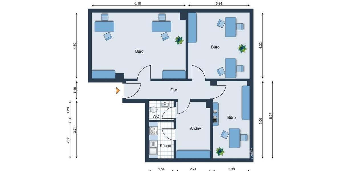 Gewerbeobjekt Zwickau - 475&euro; | Angebot:20206624