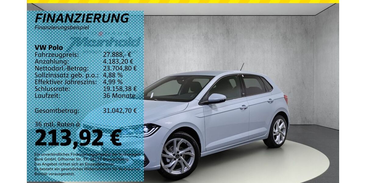 VW Polo 5.000 km 27.888 &euro; Auerbach/Rebesgrün 08209