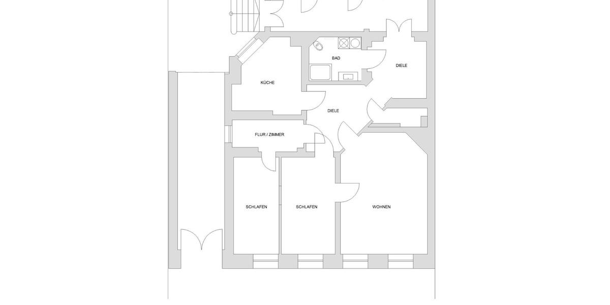 Erdgeschoßwohnung Reichenbach im Vogtland - 3 Zimmer, 100 m&sup2;, 700&euro; | Angebot:24851264