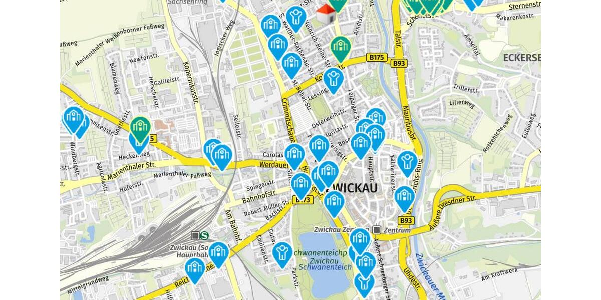 Dachgeschoßwohnung Zwickau Zwickau-Nord - 3 Zimmer, 139 m&sup2;, 755&euro; | Angebot:25869619