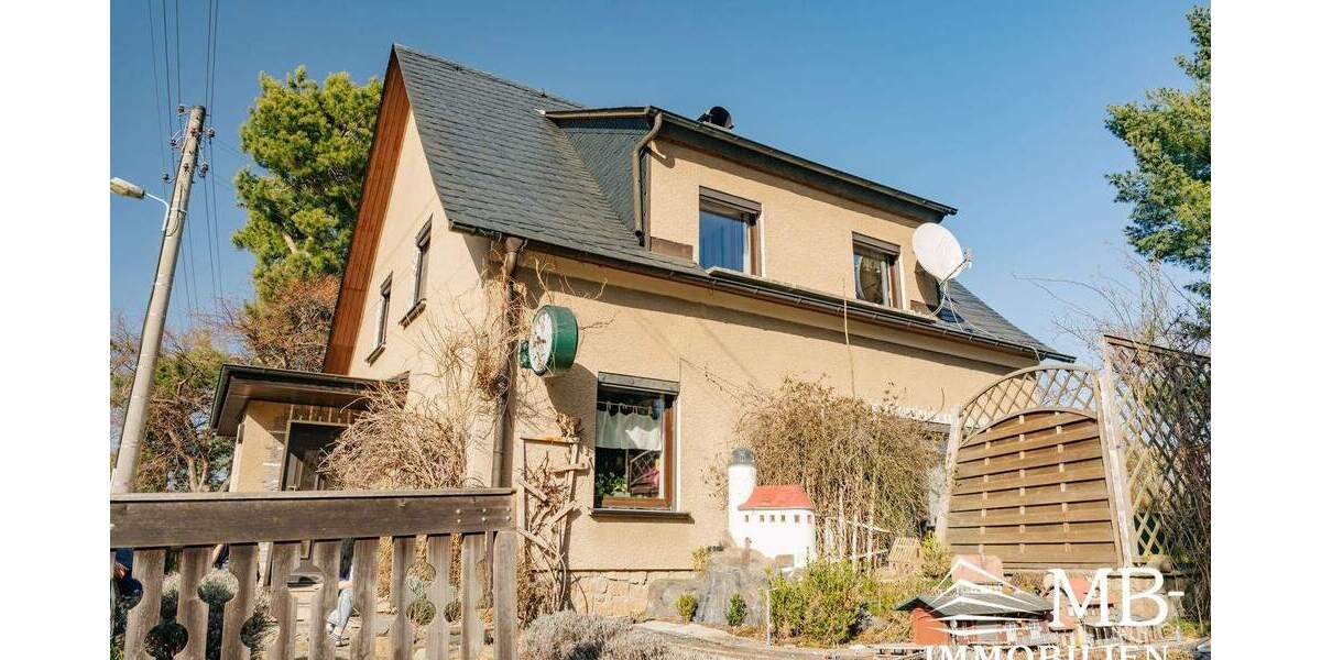 Hier lässt es sich gut wohnen ! - Einfamilienhaus Lichtentanne Schönfels | Angebot:25779997