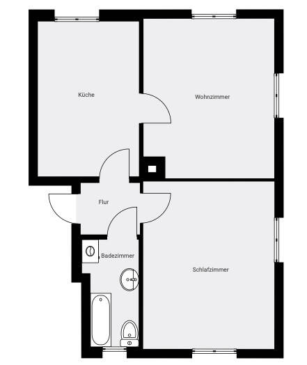 Etagenwohnung Niederwürschnitz - 2 Zimmer, 50 m&sup2;, 340&euro; | Angebot:25680258