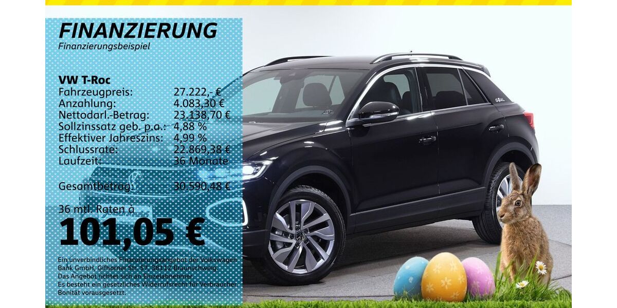 VW T-Roc 13.300 km 27.222 &euro; Auerbach/Rebesgrün 08209